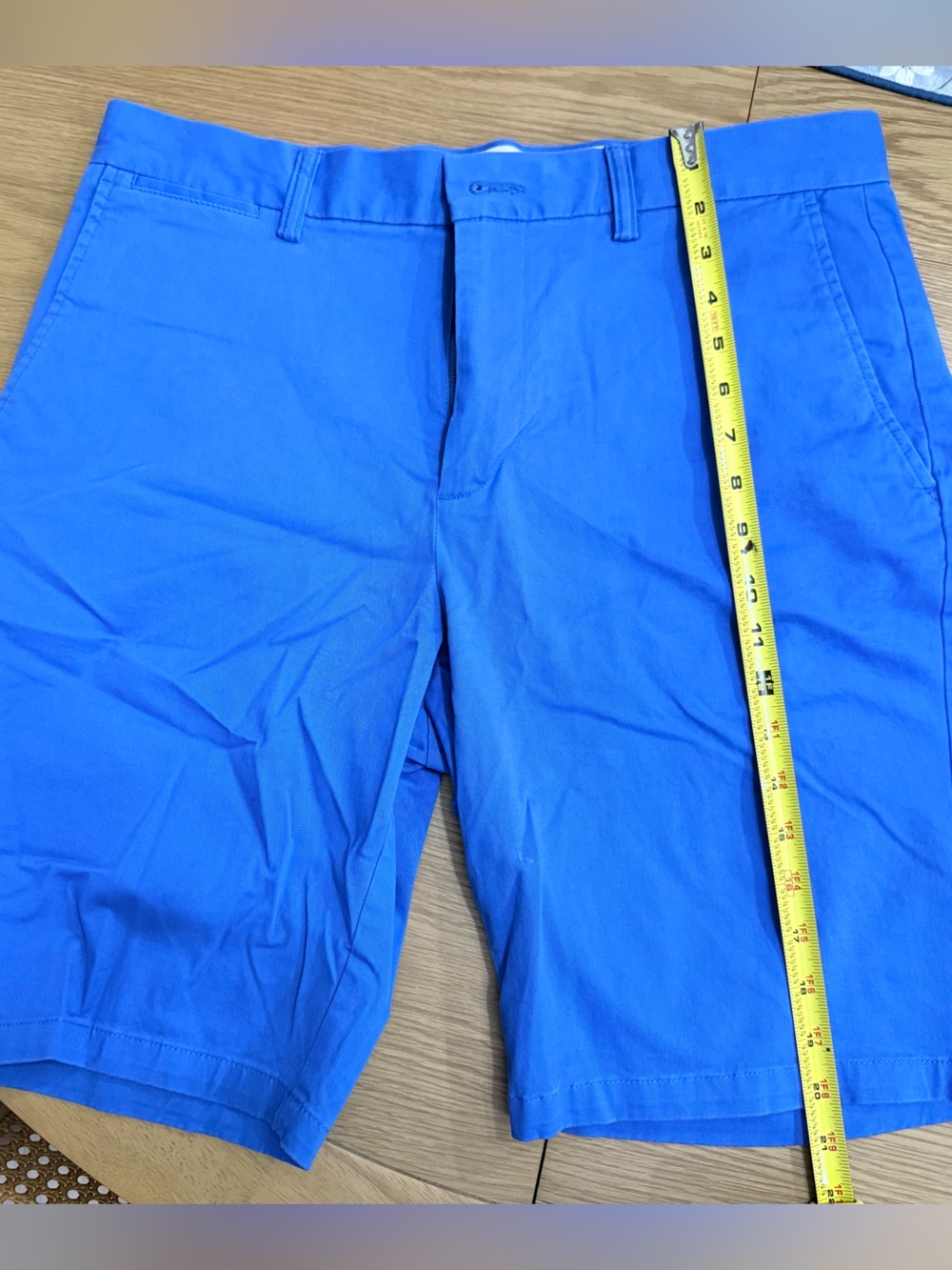 Old Navy Bright Blue Flat Front Chino Shorts
